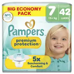 Kruidvat Pampers Premium Protection Maat 7 Luiers aanbieding