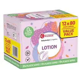 Kruidvat Kruidvat Lotion Plasticvrije Babydoekjes aanbieding