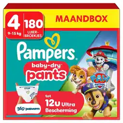 Kruidvat Pampers Baby-Dry Paw Patrol Pants Maat 4 Luierbroekjes aanbieding