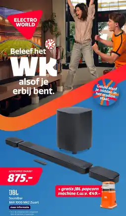 Electroworld JBL Soundbar BAR 1000 MK2 Zwart aanbieding