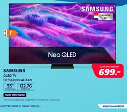 Electroworld Samsung QLED TV QE55QN83FAUXXN aanbieding