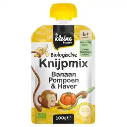 Kruidvat De Kleine Keuken 6+M Biologische Knijpmix aanbieding