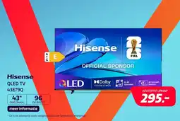 Electroworld Hisense QLED TV 43E79Q aanbieding