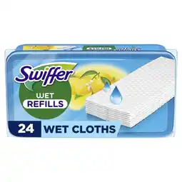 Kruidvat Swiffer Wet Vloerreiniger Citroenfris Vochtige Vloerdoekjes aanbieding