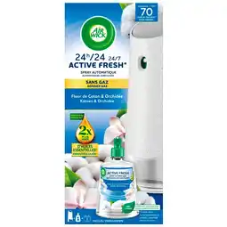 Kruidvat Air Wick Katoen & Orchidee Active Fresh Automatische Verstuiver aanbieding