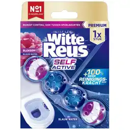 Kruidvat Witte Reus Self Active Bloesem Blauw Water Toiletblok aanbieding