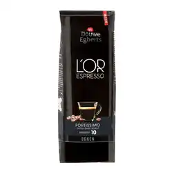 Kruidvat Douwe Egberts L'Or Espresso Fortissimo Koffiebonen aanbieding