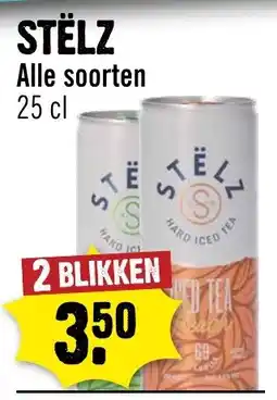 Dirck 3 Stëlz hard iced tea aanbieding