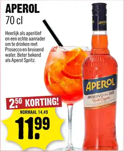 Dirck 3 Aperol aanbieding