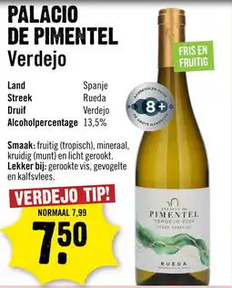 Dirck 3 Palacio de Pimentel Verdejo aanbieding