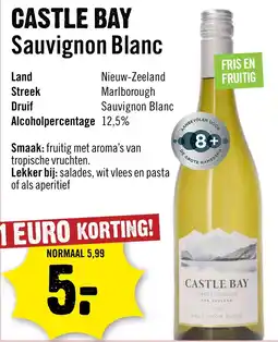 Dirck 3 Castle Bay Sauvignon Blanc aanbieding