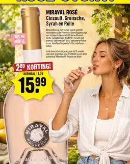 Dirck 3 Miraval Rosé aanbieding
