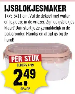 Dirck 3 ijsblokjesmaker aanbieding