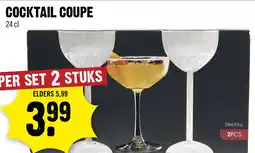 Dirck 3 cocktail coupe aanbieding