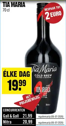 Dirck 3 Tia Maria aanbieding