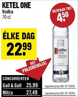 Dirck 3 Ketel One Vodka aanbieding