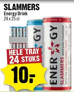 Dirck 3 Slammers Energy Drink aanbieding