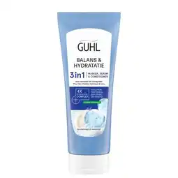 Trekpleister Guhl Balans & Hydratatie 3-In-1 Masker, Serum & Conditioner aanbieding