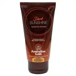 Trekpleister Australian Gold Dark Sunshine Magnifying Bronzer Zonnebank Bruiningslotion aanbieding