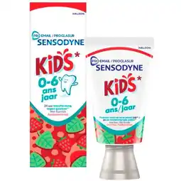 Trekpleister Sensodyne Proglasur Kids 0-6 Jaar Tandpasta aanbieding