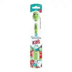 Trekpleister Sensodyne Proglasur Kids 3-6 Jaar Tandenborstel aanbieding