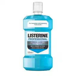 Trekpleister Listerine Professional Frisse Adem+ Mondwater aanbieding