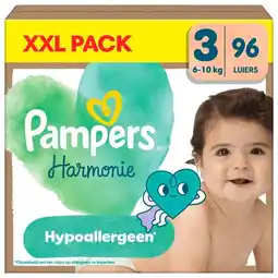 Trekpleister Pampers Harmonie Maat 3 Luiers aanbieding