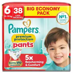 Trekpleister Pampers Premium Protection Pants Maat 6 Luierbroekjes aanbieding