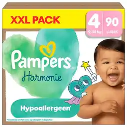 Trekpleister Pampers Harmonie Maat 4 Luiers aanbieding