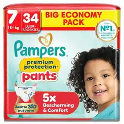 Trekpleister Pampers Premium Protection Pants Maat 7 Luierbroekjes aanbieding