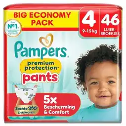 Trekpleister Pampers Premium Protection Pants Maat 4 Luierbroekjes aanbieding