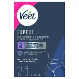 Trekpleister Veet Expert Ontharingscrème Kit voor je Bikinilijn aanbieding