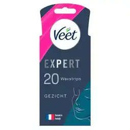 Trekpleister Veet Expert Waxstrips voor je Gezicht aanbieding