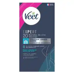 Trekpleister Veet Expert Waxstrips voor je Benen aanbieding