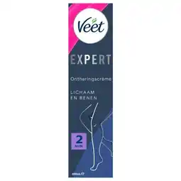 Trekpleister Veet Expert Ontharingscrème voor Lichaam en Benen aanbieding