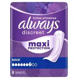 Trekpleister Always Discreet Maxi Protection Maxi Incontinentieverband aanbieding