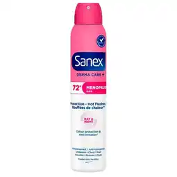 Trekpleister Sanex Derma Care+ Menopause Antitranspirant Spray aanbieding