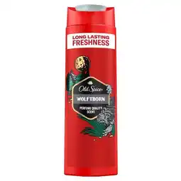 Trekpleister Old Spice Wolfthorn 3-in-1 Douchegel en Shampoo aanbieding