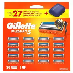 Trekpleister Gillette Fusion5 Scheermesjes met Travelcase aanbieding