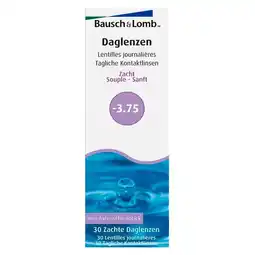 Trekpleister Bausch & Lomb -3.75 Zachte Daglenzen aanbieding