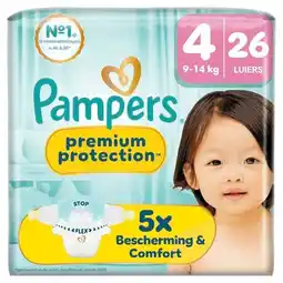 Trekpleister Pampers Premium Protection Maat 4 Luiers aanbieding