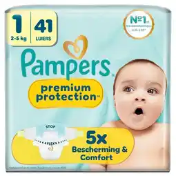 Trekpleister Pampers Premium Protection Maat 1 Luiers aanbieding