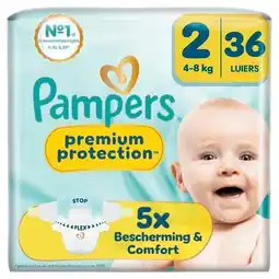 Trekpleister Pampers Premium Protection Maat 2 Luiers aanbieding