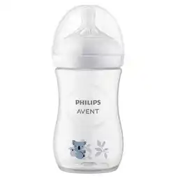 Trekpleister Philips Avent Natural Response SCY903/67 1m+ Koala Babyfles met Natuurlijke Zuigreflex Flesspeen aanbieding