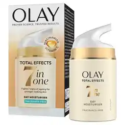 Trekpleister Olay Total Effects 7 In One Hydraterende Parfumvrije Dagcrème aanbieding
