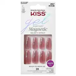 Trekpleister Kiss Gel Fantasy West Coast Magnetic Velvety Effect Kunstnagels aanbieding