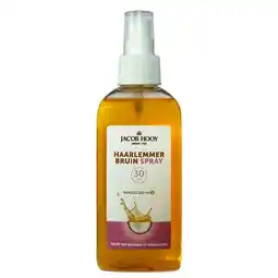 Trekpleister Jacob Hooy Haarlemmer Bruin SPF30 Spray aanbieding