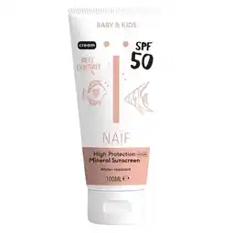 Trekpleister Naïf Baby & Kids SPF50 Mineral Sunscreen Zonnebrandcrème aanbieding