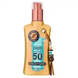 Trekpleister Byron Bay SPF50 Tan Activator Lotion aanbieding