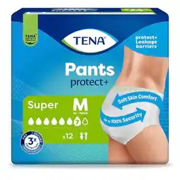 Trekpleister Tena Pants Protect+ Super Incontinentiebroekjes aanbieding
